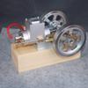 GENYUU Realistic Internal Combustion Engine Model Kit, Hit and Miss Engine Motor Model, Metal Horizontal Engine Kits Educational Toy Model for Adults with Hand Start Device view 2