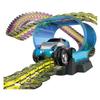 Smoby - FleXtreme Neon - Luminous Car Circuit - 2.60m of Translucent Tracks - Electronic Tunnel + 1 Vehicle Included - Batteries Included - Suitable for Ages 4+ view 2