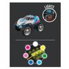 Smoby - FleXtreme Neon - Luminous Car Circuit - 2.60m of Translucent Tracks - Electronic Tunnel + 1 Vehicle Included - Batteries Included - Suitable for Ages 4+ view 3