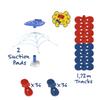 Smoby Toys Spidey FleXtreme Rail Extension Set (72 Rail Parts for 1.72 Metres & 2 Spider Webs with Suction Cup) - Accessories for Spidey FleXtreme Racetrack view 2