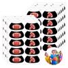 100 Pcs Sports Under Eye Black Strips Stickers for Kids - Baseball Football Softball Lacrosse Fans Eye Black Stickers for Themed Party Game Day Supplies view 1