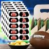100 Pcs Sports Under Eye Black Strips Stickers for Kids - Baseball Football Softball Lacrosse Fans Eye Black Stickers for Themed Party Game Day Supplies view 3
