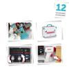 Smoby - Medical Case - Imitation Doctor Toy - 12 Accessories - Mechanical Functions - From 3 Years Old - Made in France view 2