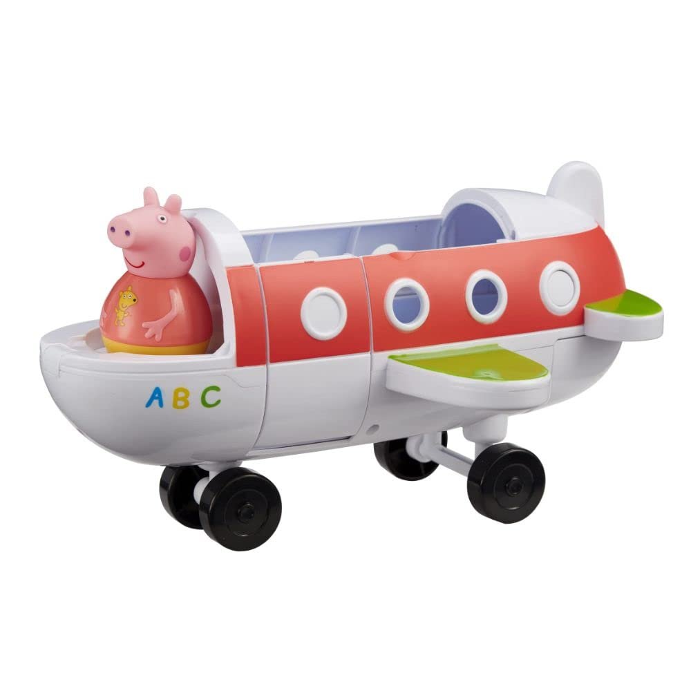 Peppa Pig Weebles Push-Along Wobbily Plane, Toys, Pre-School Vehicles, Gift for Age 18 Months+