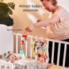 TUMAMA 4 Pack Baby Toys for 0 3 6 9 12 Months, Hanging Crib Toys for Newborn Infant Development, Car Seat Stroller Soft Plush Rattles Toy for Babies view 4
