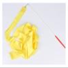 ZZSRJ 2M 4M 6M Color Fitness Ribbons Dance Ribbons Rhythmic Gymnastics Ballet Streamers (Color : Yellow, Size : 2m) view 1
