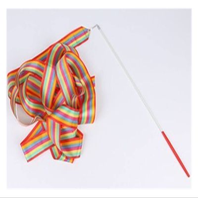 ZZSRJ 2M 4M 6M Color Fitness Ribbons Dance Ribbons Rhythmic Gymnastics Ballet Streamers (Color : R, Size : 6m)