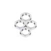 Aluminum Alloy M12 Wheel Nuts 17mm Spanner RC Car Toy Accessory for 1/8 RC Car Models Accessory (Blue,RC Car Wheel Nuts,Silver)(silver), RC Car Wheel Nuts, Aluminum Alloy M12 Wheel Nuts 1Wheel N view 4