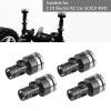 4pcs Aluminum Body Post Mount,Body Post Mount,Magnetic Invisible Body Post Mount,for for SCX10 4WD 1:10 RC Car (Black), Body Post Mount,4pcs Aluminum Body Post Mount,MagnBody Post Mount Invis view 3