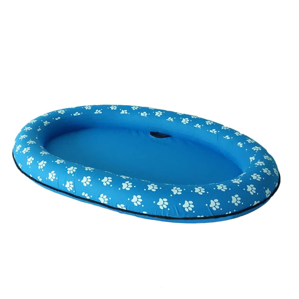 BAODAN Blueyouth Dog Pool Float Pet Water Toy Pool Float Swimming Pool Floating Row Bed Inflatable Beach Toy for Dog Cat