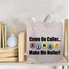 BDPWSS Bingo Tote Bag Bingo Lover Gift Bingo Gambler Shoulder Bag Come On Caller Make Me Holler Bingo Player Gift (Make me holler TG) view 3