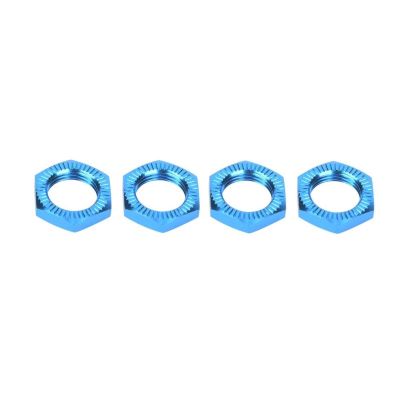 Aluminum Alloy M12 Wheel Nuts 17mm Spanner RC Car Toy Accessory for 1/8 RC Car Models Accessory (Blue,RC Car Wheel Nuts,Silver)(blue), RC Car Wheel Nuts, Aluminum Alloy M12 Wheel Nuts 1Wheel Nut