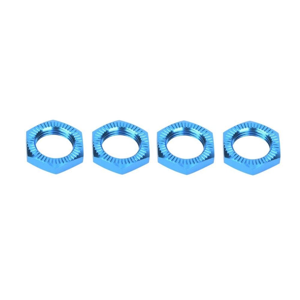 Aluminum Alloy M12 Wheel Nuts 17mm Spanner RC Car Toy Accessory for 1/8 RC Car Models Accessory (Blue,RC Car Wheel Nuts,Silver)(blue), RC Car Wheel Nuts, Aluminum Alloy M12 Wheel Nuts 1Wheel Nut