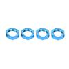 Aluminum Alloy M12 Wheel Nuts 17mm Spanner RC Car Toy Accessory for 1/8 RC Car Models Accessory (Blue,RC Car Wheel Nuts,Silver)(blue), RC Car Wheel Nuts, Aluminum Alloy M12 Wheel Nuts 1Wheel Nut view 1