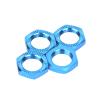 Aluminum Alloy M12 Wheel Nuts 17mm Spanner RC Car Toy Accessory for 1/8 RC Car Models Accessory (Blue,RC Car Wheel Nuts,Silver)(blue), RC Car Wheel Nuts, Aluminum Alloy M12 Wheel Nuts 1Wheel Nut view 4