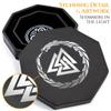 Soar Forge Dice Tray for DND and RPG - Beautiful Valknut and Dragon 9 Inch Rolling Tray Compatible with Dungeons and Dragons and Tabletop RPGs - Box Storage to Protect Dice view 2
