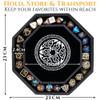 Soar Forge Dice Tray for DND and RPG - Beautiful Valknut and Dragon 9 Inch Rolling Tray Compatible with Dungeons and Dragons and Tabletop RPGs - Box Storage to Protect Dice view 4