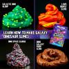 Original Stationery Dinosaur Galaxy Slime Kit for Boys Ages 7-12, DIY Glow-in-The-Dark Slime Set with Glitter & Dinosaur Toys, Fun Space-Themed Craft Activity, Easter for Kids view 3