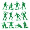 TimMee Plastic Army Men - Green 48pc Toy Soldier Figures - Made in USA view 3