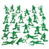 TimMee Plastic Army Men - Green 48pc Toy Soldier Figures - Made in USA view 4