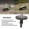 Dilwe RC Car Gear Set, 91T Big Gear with 17T, 19T, 21T Pinion, Slipper Gear Set Compatible for Arrma Senton 1/10, for Granite, for Big Rock, for Vorteks, for Typhon, etc(Black) view 2