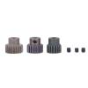 RC Car Gear Set, 91T Big Gear with 17T, 19T, 21T Pinion, Compatible for Arrma Senton 1/10, for Granite, for Big Rock, for Vorteks, for Typhon, etc(Dark Blue) view 2