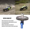 RC Car Gear Set, 91T Big Gear with 17T, 19T, 21T Pinion, Compatible for Arrma Senton 1/10, for Granite, for Big Rock, for Vorteks, for Typhon, etc(Dark Blue) view 3