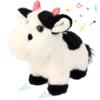 Cuteoy Walking Black Cow Stuffed Animal Speaking Moo Plush Cattle Electric Interactive Animated Plushies Toy for Girls Boys Birthday view 1
