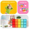 Gemmicc 100 PCS Magnetic Tiles with 2 Cars, STEM Approved Educational Magnet BuildingToys, Magnet Puzzles Stacking Blocks for Boys Girls view 3