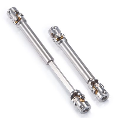 RC-Hub 1Pcs RC Driveshafts Metal Drive Shaft 45-50/47-57/55-67/60-80mm for 1:14 Tamiya Trailer Tractor Truck RC Crawler Car (75-100mm)
