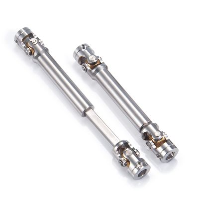 RC-Hub 1Pcs RC Driveshafts Metal Drive Shaft 45-50/47-57/55-67/60-80mm for 1:14 Tamiya Trailer Tractor Truck RC Crawler Car (70-90mm)
