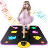 Pafolo Luminous Dance Mat for Kids, Great Volume Control, Small Animal Dance Pad with 5 Gaming Modes, Large Size 35'' X 40'', Ideas Birthday Toys for Age 3+ Year Old view 1