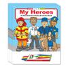 ZOCO  My Heroes  Police, Firefighter, EMS  Coloring & Activity Books (50 Bulk Pack, With Crayons)  Community Outreach Handout for Kids view 1