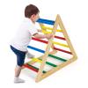 HONEY JOY Triangle Climber, Kids Wooden Climbing Triangle Ladder, 3 Different Climbing Ladders, Indoor Climbing Toys for Playground, Gym & Daycare, Gift for Boys Girls 3+ (Colorful) view 1