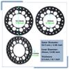 Zolikar RC 1.9 Beadlock Wheel Rings 4Pcs for 1/10 Scale RC Crawler SCX10 D90 Wraith Upgrades, Black view 3