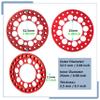 My Pet Elephant Zolikar Aluminum Alloy 1.9 Beadlock Wheel Rings Replacement Rings 4PCS for 1/10 Scale SCX10 1.9 Beadlock Wheels Upgrades RC Crawler Car Accessories, Red view 2
