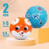 Toddler Soccer Ball Size 2 - Small Soft Kids Ball 2 Pack for Ages 1-3 3-5 - Cartoon Sports Toy Boys Girls - Soccer Gift for Indoor Outdoor Games - Birthday/First/Valentine Gift for Toddlers Kids view 2