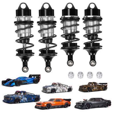 RCAWD Shock Absorber for ARRMA 6S BLX Felony, 1/7 Infraction 6S BLX, Limitless Roller Speed Bash Upgrades,Front Rear RC Shocks Damper 77mm 87mm Adjustable Hop Ups Parts#ARA330627, #ARA330628 Black