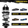 RCAWD Shock Absorber for ARRMA 6S BLX Felony, 1/7 Infraction 6S BLX, Limitless Roller Speed Bash Upgrades,Front Rear RC Shocks Damper 77mm 87mm Adjustable Hop Ups Parts#ARA330627, #ARA330628 Black view 2