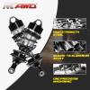 RCAWD Shock Absorber for ARRMA 6S BLX Felony, 1/7 Infraction 6S BLX, Limitless Roller Speed Bash Upgrades,Front Rear RC Shocks Damper 77mm 87mm Adjustable Hop Ups Parts#ARA330627, #ARA330628 Black view 4