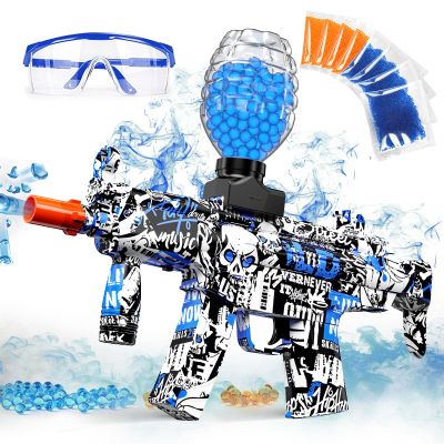 Anstoy Gel Ball Blaster Blue  Automatic Orby Gel Gun with High Power Shooting, Ideal for Outdoor Battles, Team Games & Christmas, Halloween, Birthdays Gifts for Ages 14+
