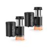 Lab Microscope Slides 2 Pieces 60X Mini Pocket Portable Microscope, with 3 Light Microscope Parts view 1