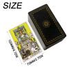IXIGER Tarot Cards with Guide Book,78 Original Tarot Cards Deck Fortune Telling Game for Beginners&Expert Readers,Classic Standard Size 4.75" x 2.76", with Bag and Chakra Stoneag view 2