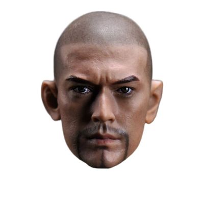 1/6 Scale Male Head Sculpt, Takeshi Kaneshiro Asian Male Head Carved for 12'' Soldier Action Figure Body Doll Collection