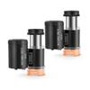 Microscope Accessories Kit 2 Pieces 60X Mini Pocket Microscope with 3 Light Portable Magnifing Glass Microscope Slides view 1