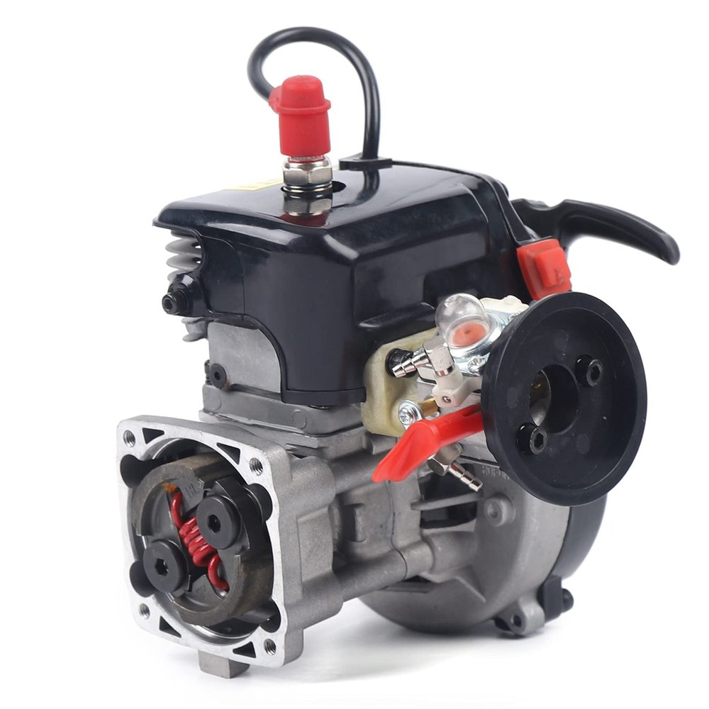 AKaSping 32CC Engine Motor 4 Bolts 2 Storke Air-Cooled Gasoline Engine 2.38/13000 kW/RPM Heavy Duty Gas Engine for 1/5 Redcat Hpi ROVAN KM Baja 5B 5SC Car Parts