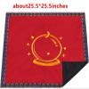 DOARLUO Altar Tarot Cloth Embroidery Crystal Ball Pattern Tablecloth Astrology Tarot Divination Cards with Tarot Pouch (Red) view 4