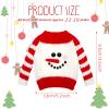 Chalyna 6 Pcs Christmas Doll Clothes Christmas Accessories Outfit Small Sweater Knitted Clothing Xmas Accessory Santa Clothing Accessories Clothes, Doll is Not Included(Cute) view 3