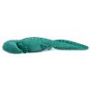 Frankiezhou Home Diplocaulus Axolotl Plush - Green Striped Axolotl Stuffed Animal, Realistic 22" Creative Ancient Aquatic Amphibian Toys Plushie Toy, Unique Plush Gift for Kids view 2