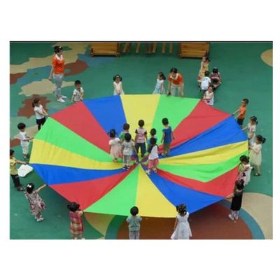 Party Game Parachute with Handle, Team Building Activities Parachute Toys, Enhance Children's Perception of Color (Size : 8m/26.24ft)